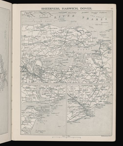 Sheerness, Harwich, Dover