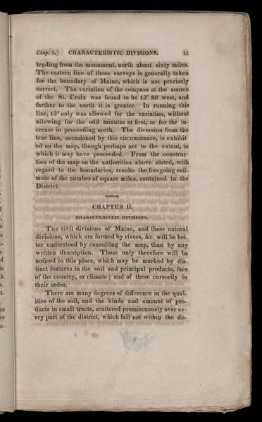 Chapter II. Characteristic divisions.