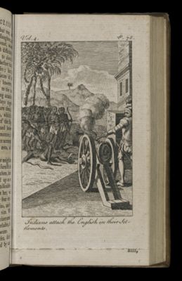 Indians attack the English in their Settlements.