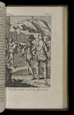 Venables attacks and takes Jamaica.