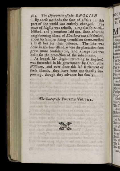 Chap. XXI. Page 214 The End of the Fourth Volume.