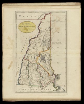 The State of New Hampshire, compiled cheifly from Actual Surveys 1796