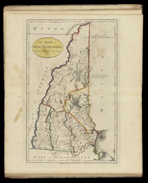 The State of New Hampshire, compiled cheifly from Actual Surveys 1796
