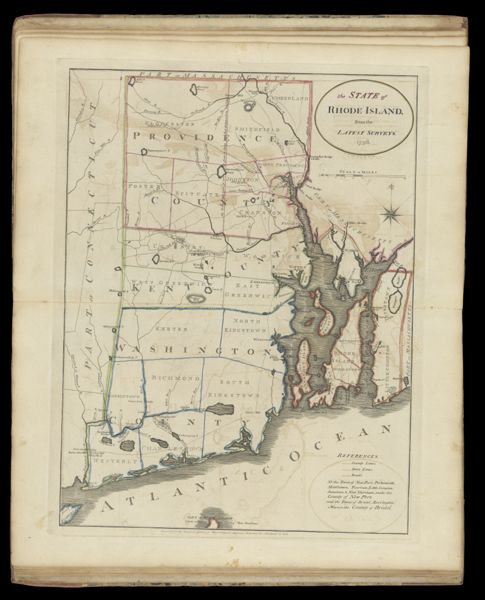The State of Rhode Island from the Latest Surveys 1796