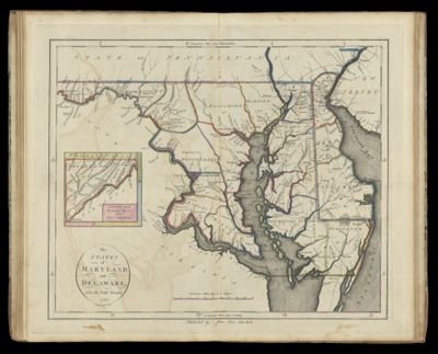 The States of Maryland and Delaware from the latest Surveys.