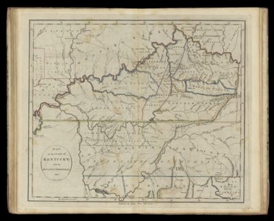 Map of the State of Kentucky; with the Adjoining Territories.