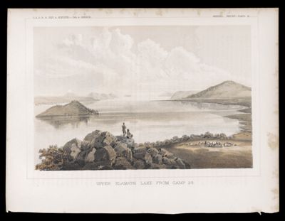 General Report -- Plate III. Upper Klamath Lake from Camp 88.