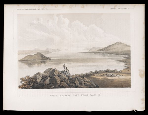 General Report -- Plate III. Upper Klamath Lake from Camp 88.
