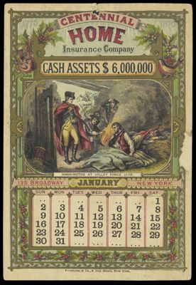 Centennial Home Insurance Company [1876 calendar]