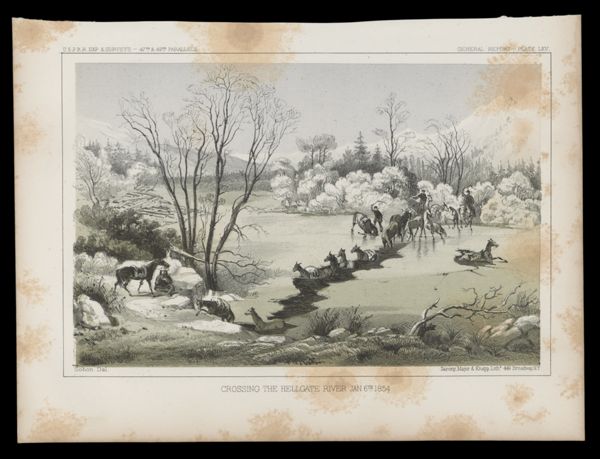 Crossing Hellgate River Jan 6th 1854