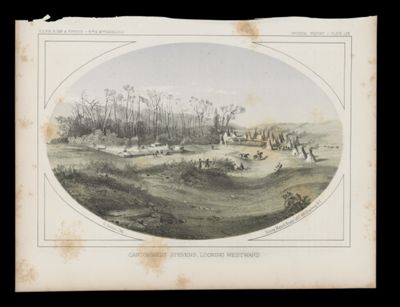 Cantoment Stevens Looking Westward