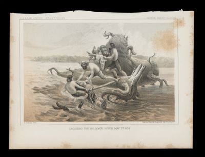 Crossing Hellgate River May 5th 1854