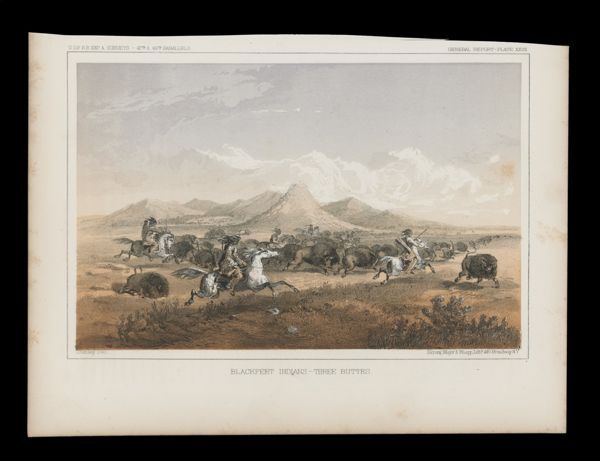 Blackfeet Indians - Three Buttes
