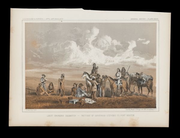 Lieut. Crovers Despatch - Return of Governor Stevens to Fort Benton