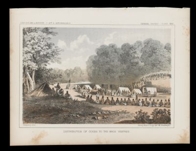 Distribution of Goods to the Gros Ventres