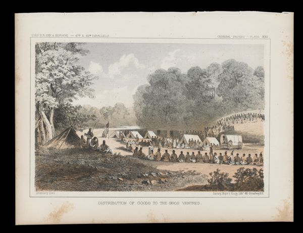 Distribution of Goods to the Gros Ventres