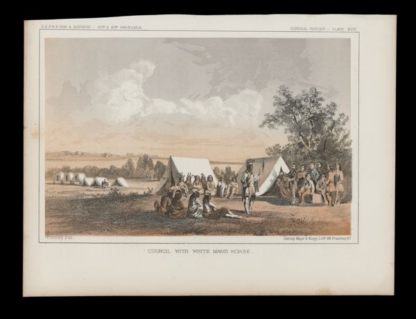 Council with White Man's Horse