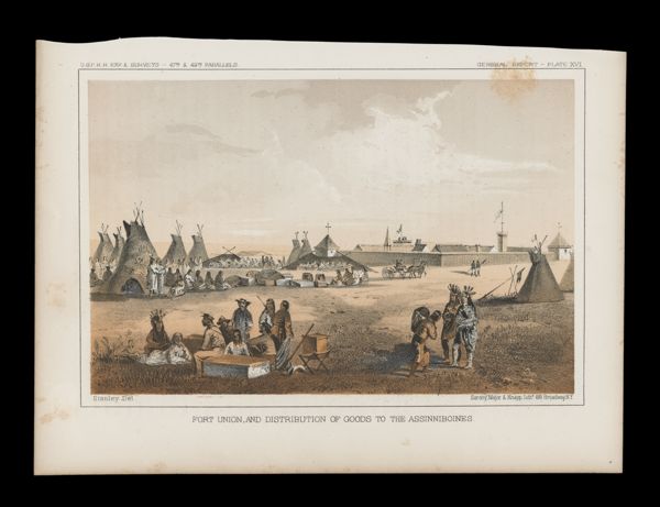 Fort Union and Distribution of Goods to the Assinnboinnes