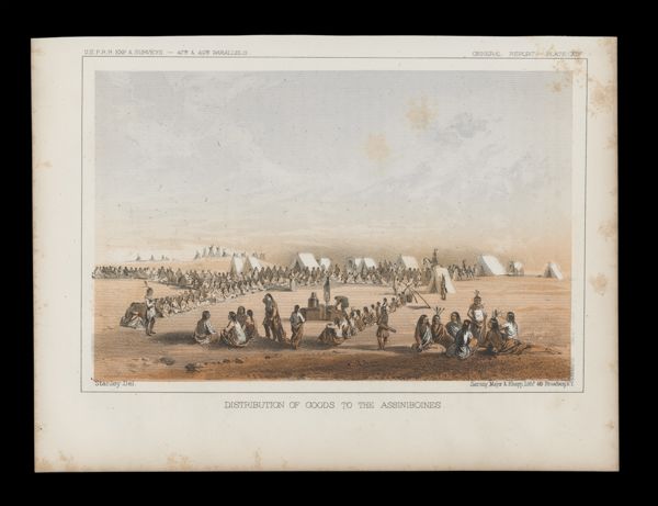 Distribution of Goods to the Assiniboines