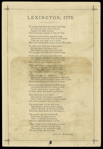 Lexington, 1775.