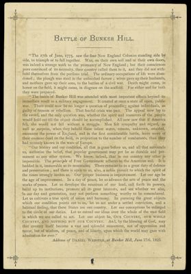 Battle of Bunker Hill.