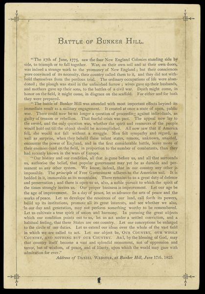 Battle of Bunker Hill.