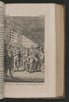 Cortes orders Motezuma to be put in irons.