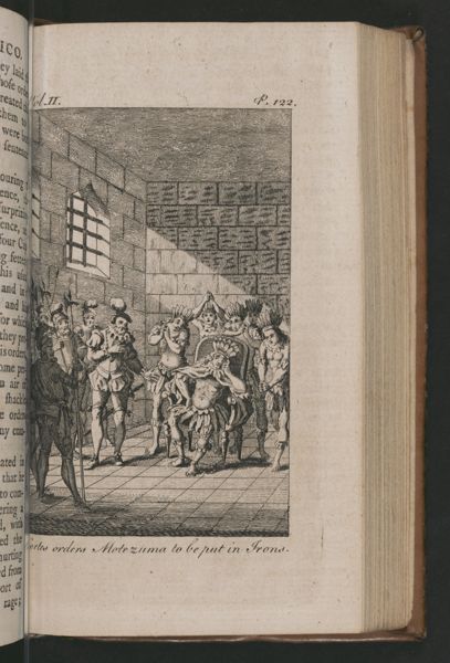 Cortes orders Motezuma to be put in irons.