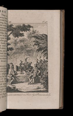 Pizarro entertained on Shore by a Peruvian Lady