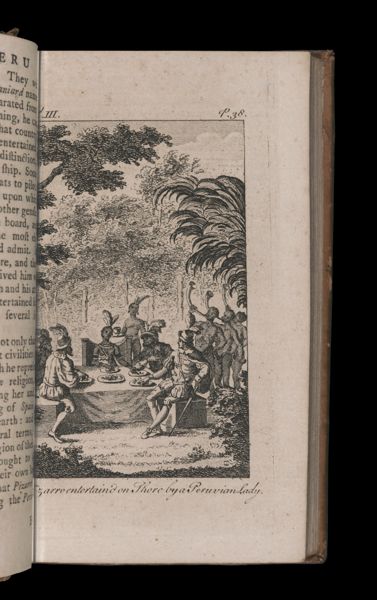Pizarro entertained on Shore by a Peruvian Lady
