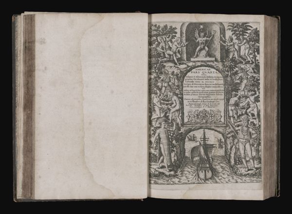 Americae pars quarta sive insignis & admiranda historia de reperta primum Occidentali India a Christophoro Columbo anno MCCCXCII Scripta ab Hieronymo Bezono Mediolanense qui istic anis XIII versatus diligeter omnia observavit addita ad singula sere capita non contemnenda scholia in quibus agitur de earum etiam gentium idolatria accessit praterea illarum regionum tabula chorographica
