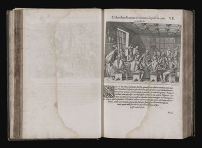 Columbus suos cachinnatores lepidè in conuiuio illudit. VII.