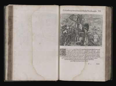 Columbus primus inuentor Indiæ Occidentalis. VI.