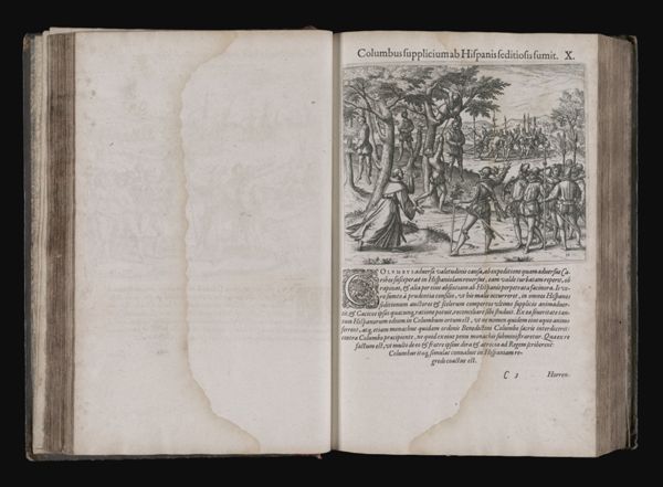 Columbus supplicium ad Hispanis feditiosis sumit. X.