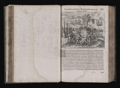 Columbus cum fratre Bartholomæo captus in Hispaniam mittitur. XIII.