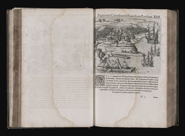 Pugnainter Columbum & Franciscum Poresium. XIII