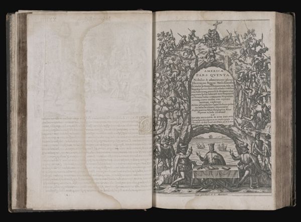 Americae pars quinta. Nobilis & admiratione plena Hieronymi Bezoni Mediolanensis secundae sectionis Hispanorum, tum in Nigrittas seruos suos tum in indos crudelitatem Gallorumq, pirataru de hispanis toties reportata ispolia Adeuentu item Hispanoru in Mouam Indiae continentis Hispaniam, eorumq, contra incolas eius regionis saeutiam explicns addita ad singula sere capita scholia in quibus res Indiae Iuculenter exponuntur accessit praeterea tabula chorographica nouce Hispaniae in india occidentali