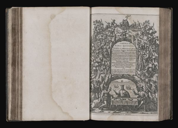 Americae pars quinta. Nobilis & admiratione plena Hieronymi Bezoni Mediolanensis secundae sectionis Hispanorum, tum in Nigrittas seruos suos tum in indos crudelitatem Gallorumq, pirataru de hispanis toties reportata ispolia Adeuentu item Hispanoru in Mouam Indiae continentis Hispaniam, eorumq, contra incolas eius regionis saeutiam explicns addita ad singula sere capita scholia in quibus res Indiae Iuculenter exponuntur accessit praeterea tabula chorographica nouce Hispaniae in india occidentali