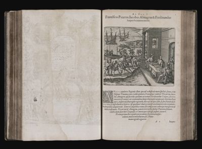 Ad Cap. I. Franciscus Pizarrus, Jacobus Almagrus & Ferdinandus Luques societatem ineunt.