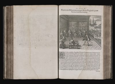 Ad Cap. II. Pizarrus in Hispaniam nauigat, & eius Regionis quam detexerat, Præfecturam impetrat.