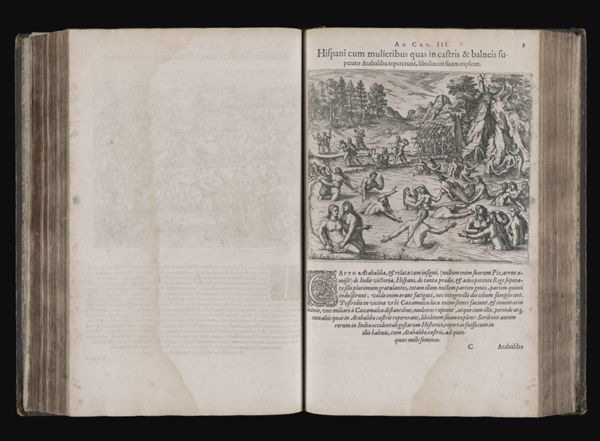Ad Cap. III. Hispani cum mulierbus quas in castris & balneis superato Atabaliba repererunt, libidinem suam explent.