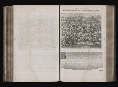 Ad Cap. III. Atabaliba Rex Peruanus à Francisco Pizarro capitur.