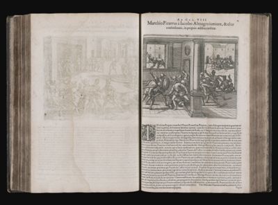 Ad Cap. VIII. Marchio Pizarrus à Jacobo Almagroiuniore, & eius confœderatis, in propriis ædibus cæditur.