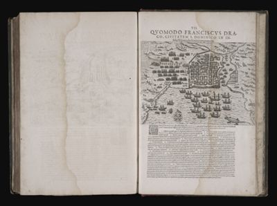 VII. Quomodo Franciscus Draco, Civitatem S. Dominico in Insula Hispaniola sitam expugnauerit.