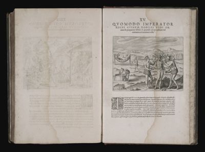 XV. Quomodo Imperator regni Guinæ, Nobiles suos ornare & præparare soleat, si quando ad prandium vel cœnam eos inuitare velit.