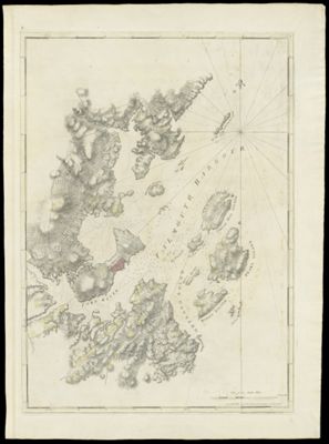 Chart of Falmouth Harbour