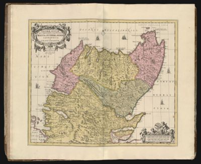 Extimae Scotiae pars septentrionalis, in qua provinciae Rossia, Sutherlandia, Cathenesia, et Strath-Naverniae.