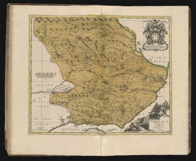 Angusia provincia Scotiae sive The Shire of Angus.