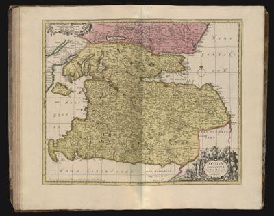 Scotiae Provinciae, Inter Taum Fluvium, et Septentrionales oras Angliae
