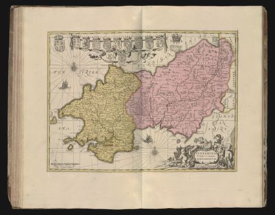 Penbrochia Comitatus et Comitatus Caermardinum.